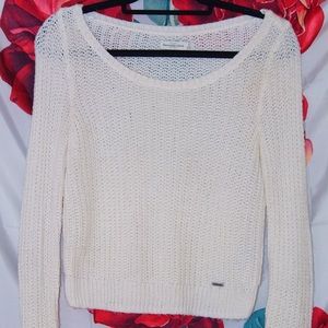 White Knit Long Sleeve